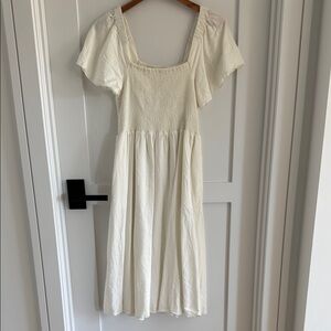 Madewell Cream Dress